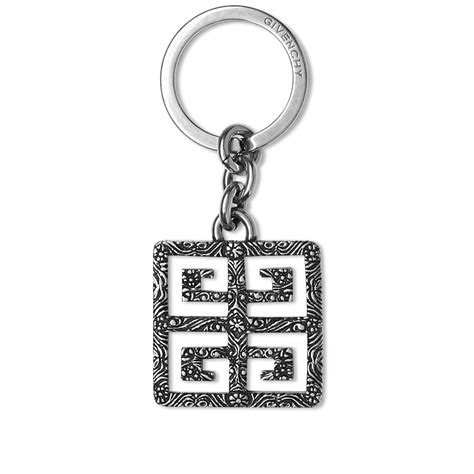 givenchy cloth key ring with logo|Givenchy engraved.